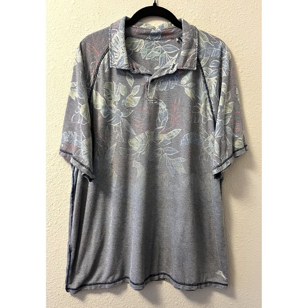 Tommy Bahama Men's Polo Shirt Size XL Boardwalk Fade IslandZone Performance